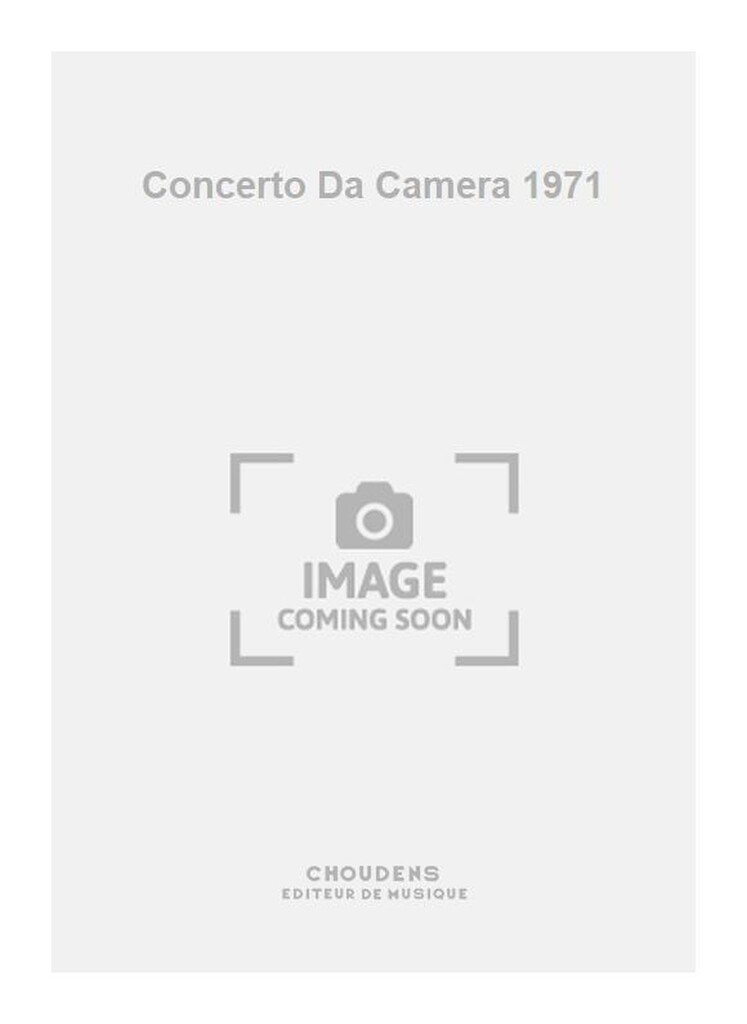 Concerto Da Camera 1971